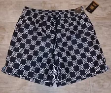 Vans Primary Print Elastic Shorts VN0008KUY28 Black/White Men's Size XL