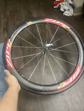 Zipp 404 Speed Weaponry 650B Tubular Carbon Front Wheel Track Triathlon TT LoPro