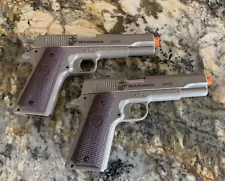 Matching Set Two U.S. Marines MCSP02 Corps SP02 Spring Powered Airsoft Pistols