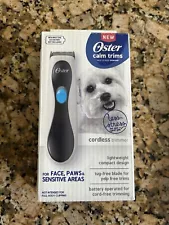 Oster Calm Trims ~ Cordless Pet Dog Trimmer for Face, Paws & Sensitive Areas