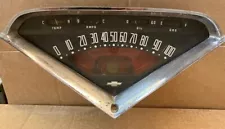 1955-1959 Chevy Truck Instrument Cluster Dash - For Parts or Repair