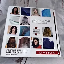 Matrix SoColor Permanent Color Swatch Book Binder Used