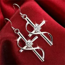 Door Knocker Earrings for Women Silver Immeasurable Love Of God Simple Dainty,