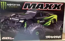 TRAXXAS MAXX v2 WIDEMAXX "MONSTER ENERGY" BUNDLE WITH BATTERY & CHARGER