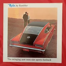 1965 Rambler "Marlin" Original Car Dealer Sales Brochure