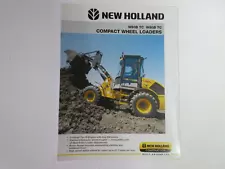 New Holland W50B TC & W80B TC Wheel Loaders Brochure 10 Page