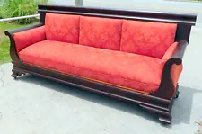 Great Mahogany Empire Sofa c1830