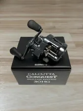 24 CALCUTTA CONQUEST SHALLOW EDITION 30HG Right Shimano Reel NEW in Box JAPAN