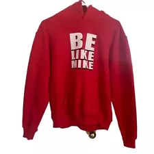 Headgear Classics Men's Be Like Mike Red Hooded Long Sleeve Sweatshirt Sz S