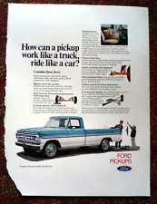 1971 Ford Ranger XLT pickup truck print Ad