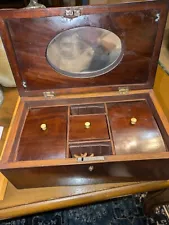 Regency Antique Tea Caddy or Gentlmans dresser box