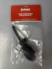 Riddell Football Helmet Pump Kit Use For All Inflatable Helmet Components NEW