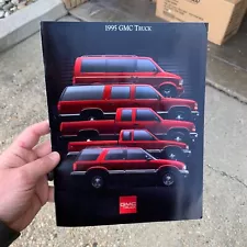 1995 GMC Trucks Sales Brochure Jimmy Sonoma Sierra Suburban Yukon Vans