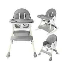 HARPPA Convertible 4-in-1 Baby High Chair for Toddlers with Removable Tray, W...