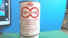 Vintage- Cen-Pe-Co-- Power Flo Klenz- Diesel Fuel Conditioner- Quart Oil Can