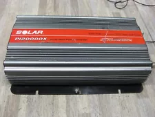 SOLAR 2,000 Watt Triple Outlet Power Inverter PI-20000X tested nice