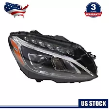 For Mercedes Benz W205 C300 C-Class 2015-2018 Passenger Side LED Headlight Right