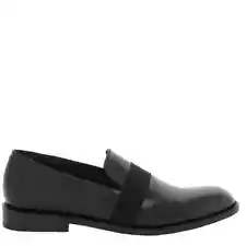 J.M. Weston Ladies Noir Tuxedo Loafers