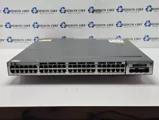 Cisco WS-C3750X-48PF-S 48 Port PoE Gigabit Switch w/ C3KX-NM-10G SKU 11857