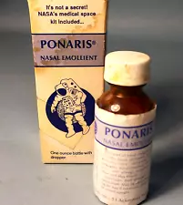 Vintage Ponaris Nasal Emollient Head Shop Paraphernalia for Cocaine Users 1970