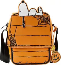 Loungefly Peanuts Great Pumpkin Snoopy Doghouse Crossbody Bag