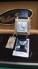 Lucien Piccard Solid Gold 18k Stamped .750 Collectible Watch & Original Box