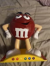 ON SALE!!! 4 Limited Time. Mars Red M&M Store Candy Display Topper 12 X 14 Inch