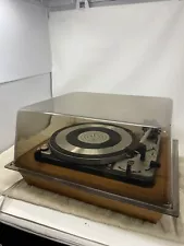 Vintage Dual 1019 Turntable With Shure V15 Cartridge Serviced Works