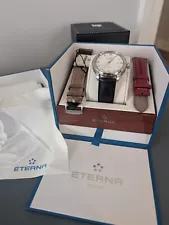 Eterna Eternity Adventic Date Men's Swiss Made Automatic With Box And Extra Band