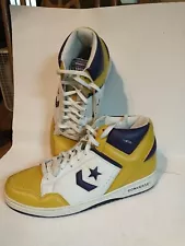 Converse Weapon Mens Size 12 Multicolor Purple Yellow White Magic Johnson...