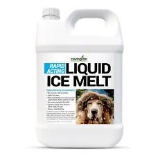 Rapid Liquid Ice Melt Deicer Snow Gallon Safe for Pets Paw Concrete Plants Trees