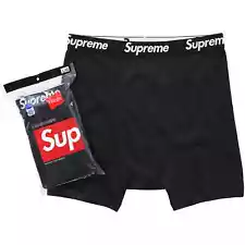 Supreme x Hanes Boxer Briefs (4 pack) - black - Size - S, M, L, XL