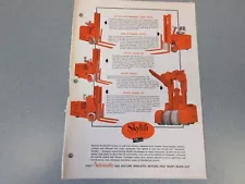 Old Automatic Skylift Forklift Sales Sheet, Various Pallet Trucks