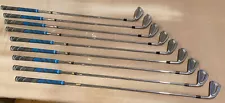 Titleist DCI 981 right hand 2-PW Irons (9 irons) regular steel shafts new grips