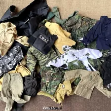 Lots 1:6 Scale WWII Uniform Jackets Pants For 12'' Gi Joe German British Soldier