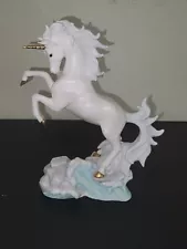 Princeton Gallery "Thunder and Lightning" Unicorn Fine Porcelain 1995 Lightning