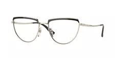 VOGUE VO4230 352 Irregular Top Black Pale Gold Demo Lens 51 mm Womens Eyeglasses