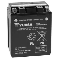 Yuasa Battery YTX14AHL-BS Maintenance Free (For: 1984 Yamaha Phazer)