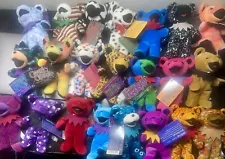 Lot of 22 grateful dead bean bear collection by liquid blue with tags Lucky