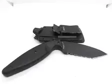 KA-BAR 1485 Fixed Blade Knife w/ Clip Safety Sheath