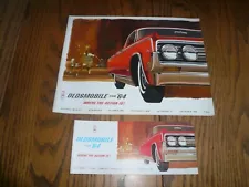 1964 Oldsmobile Large & Small Sales Brochure Package Vintage - Two for One Price