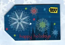 BEST BUY Happy Holidays, Snowflakes ( 2012 ) Gift Card ( $0 )