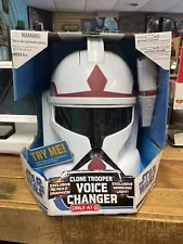 STAR WARS THE CLONE WARS CLONE TROOPER VOICE CHANGER HELMET - TARGET EXCLUSIVE