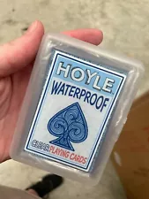 Hoyle Clear Plastic Playing cards - Durable / Waterproof