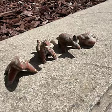 Vintage Antique Rare Clay Pottery Mexican Chiapas Mythical Figurines (4)