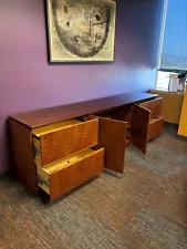 Solid Wooden Buffet Cabinet with Drawers