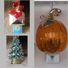 Bath And Body Works Wallflower Nightlight X3 Pumpkin Tree And Hearts