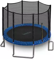 ASTM Approved Trampoline with Net Enclosure – Stable, Strong Kids and Adult Tram