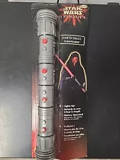 New In Box Rubie's Double-Bladed Darth Maul Lightsaber - Star Wars Episode I