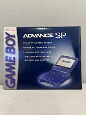 Sealed! Nintendo Game Boy Advance SP Console Cobalt Blue AGS-001 (Check Photos)